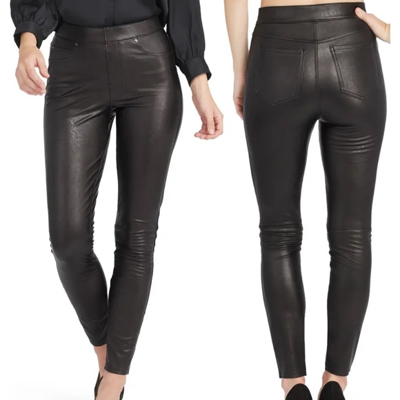 Spanx Faux Leather Like Ankle Skinny 